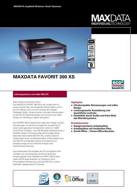 MAXDATA FAVORIT 300 XS