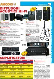 diffusori acustici hi-fi amplificatori - Amodio Scuola