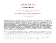 Dynamic Folk Toys Sudarshan Khanna Book Review by Prof ... - CSIR