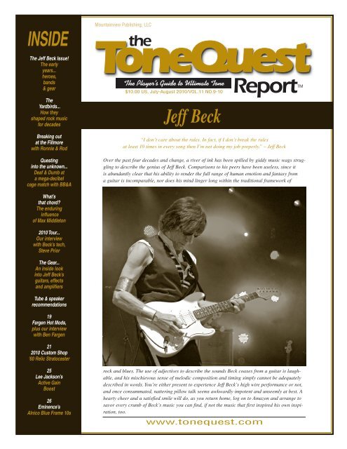 The Jeff Beck Issue! - Phil Brown