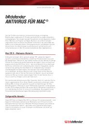 AntiVirus für MAc ® - BitDefender