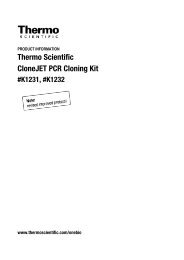 CloneJET™ PCR Cloning Kit - Thermo Scientific