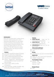 Bittell Programmer Manual - Bittel