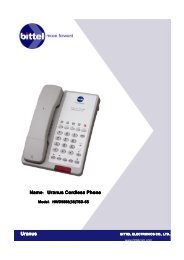 Bittell Programmer Manual - Bittel