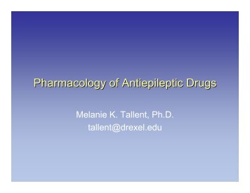 Pharmacology of Antiepileptic Drugs