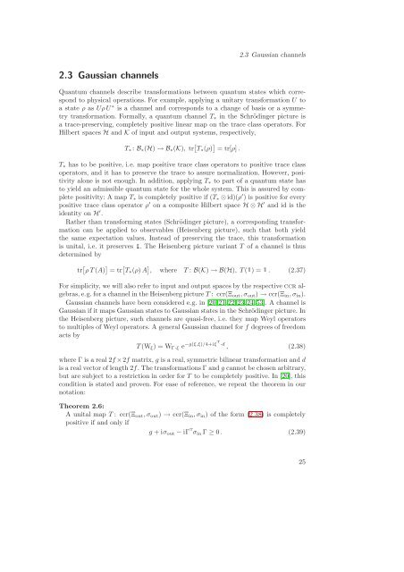 Quantum Information Theory with Gaussian Systems