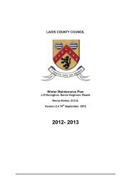 Winter Salting Programme 2013 - Laois County Council