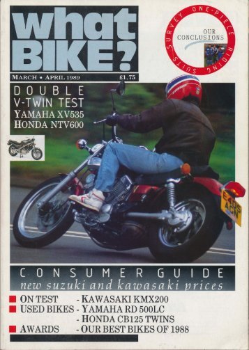 d 0 ublevt 'in test yamaha xv535 honda ntv6oo - Dave's Tests and ...