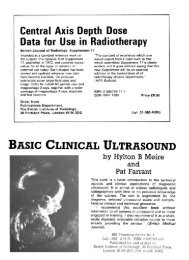 Back Matter (PDF) - British Journal of Radiology