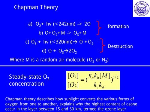 Stratospheric Ozone Depletion