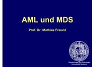 AML und MDS - Hämatologie und Onkologie Rostock