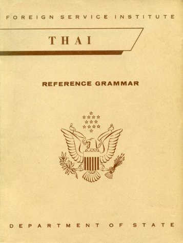 FSI - Thai Reference Grammar.pdf - Thai-language.com