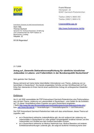 FDP Dechant Antrag Kennzeichnungspflicht für Jod 210709 - Blog.de