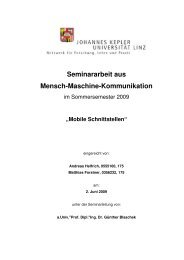 Seminararbeit aus Mensch-Maschine-Kommunikation - Institut für ...