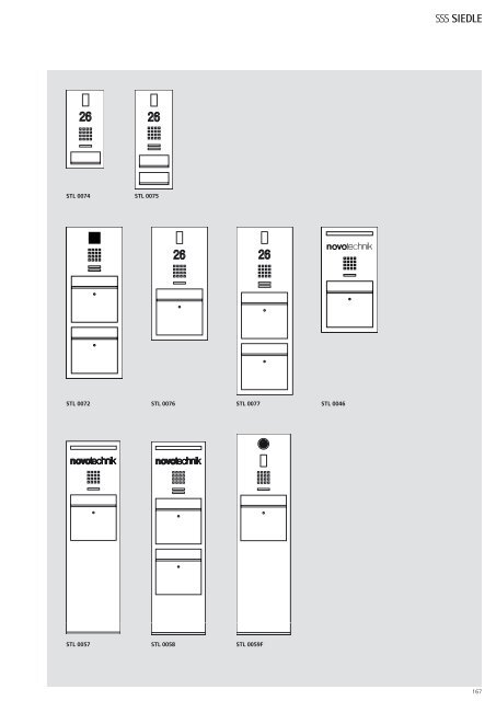 Bestellkatalog Briefkästen als PDF-Download - Siedle