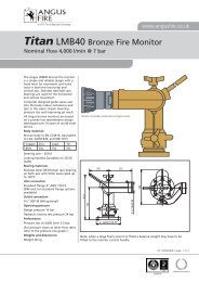 Titan LMB40 Bronze Fire Monitor - Hawkes Fire