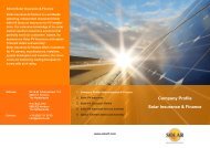 Company Profile Solar Insurance 