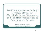 Traditional patterns in Pyrgi of Chios (Greece): Their Role in the ...