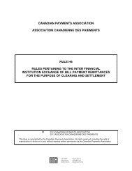 Rule H6 - Canadian Payments Association