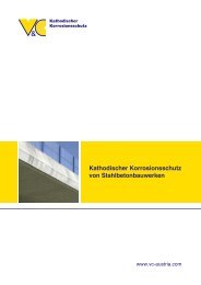 Kathodischer Korrosionsschutz von ... - vc-austria.com