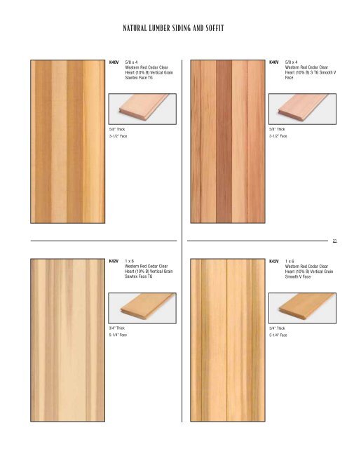 Paneling and Siding Catalog - Beronio Lumber