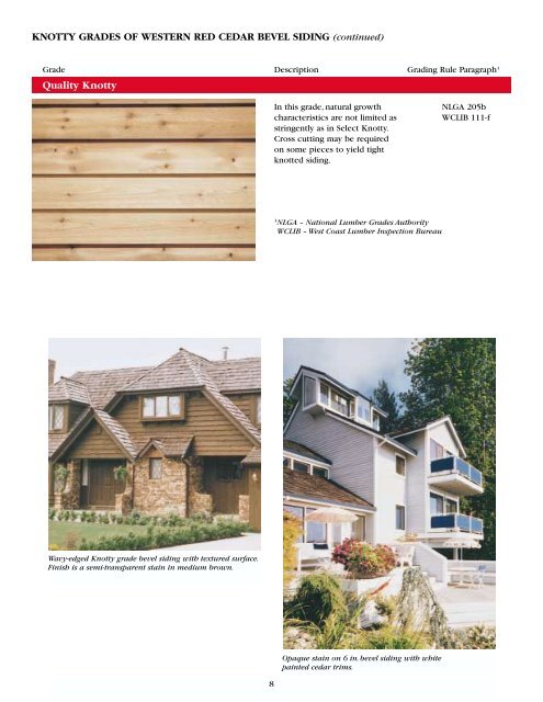 SPECIFYING CEDAR SIDING - Real Cedar