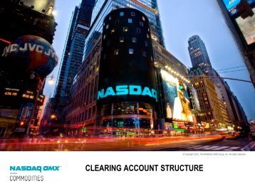 Clearing account structure overview - Nasdaq OMX