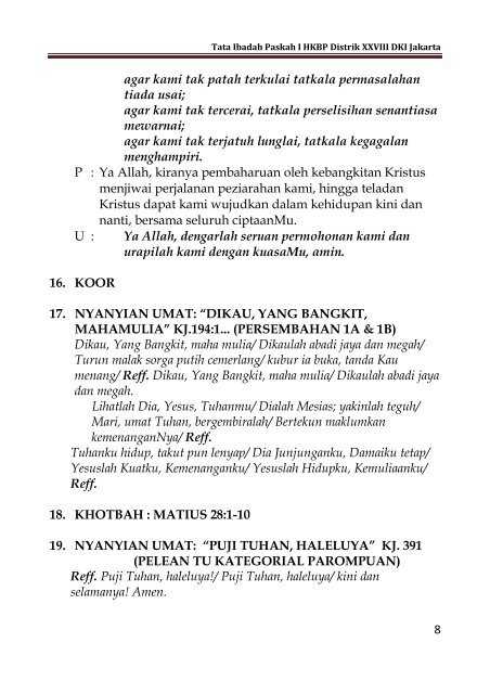 Tata-Ibadah-Paskah-2013-HKBP-Distrik-28-Bahasa-Indonesia