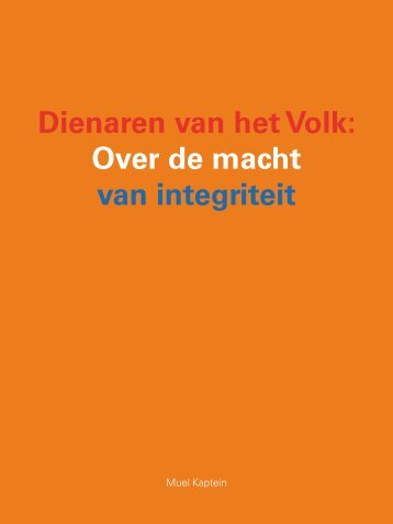 Dienaren van het Volk: Over de macht van integriteit