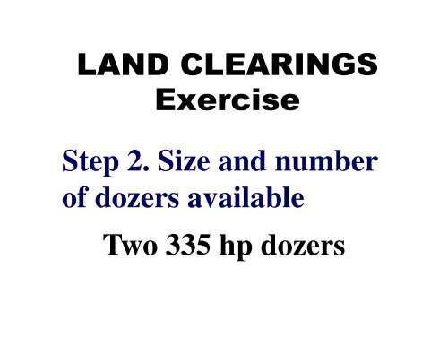 Chapter 7 Land Clearing (pdf) - HDRE, Inc