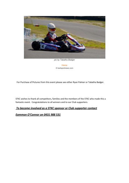 Southern Tasmanian Kart Club Titles - STKC