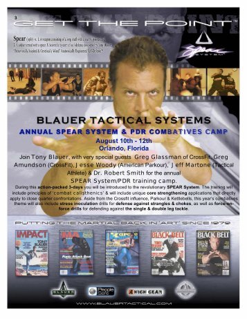 Combat Training Camp - Blauer Tactical Systems