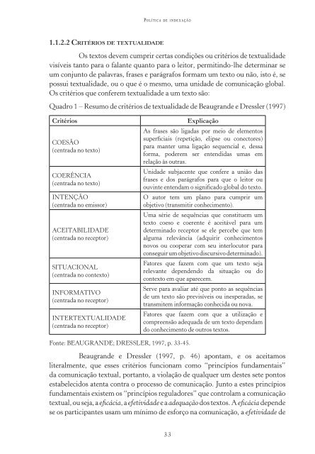 politica de indexação.indd - Faculdade de Filosofia e Ciências ...