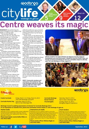 Centre weaves its magic - City of Wodonga