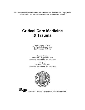 One Print Course Syllabus - UCSF Office of Continuing Medical ...