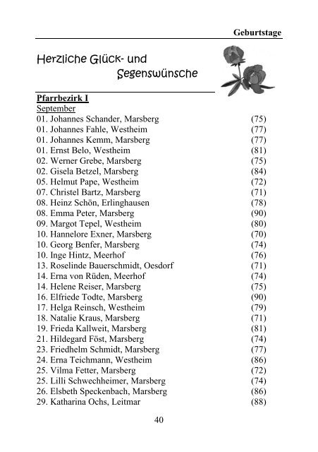 Männerkreis Bredelar - Evangelische Kirchengemeinde Marsberg