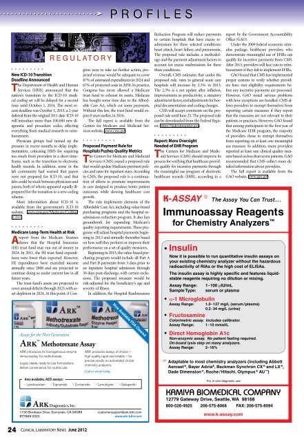 June 2012 - American Association for Clinical Chemistry