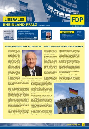 LibRLP Ausgabe 01/2010 - FDP Ober-Olm