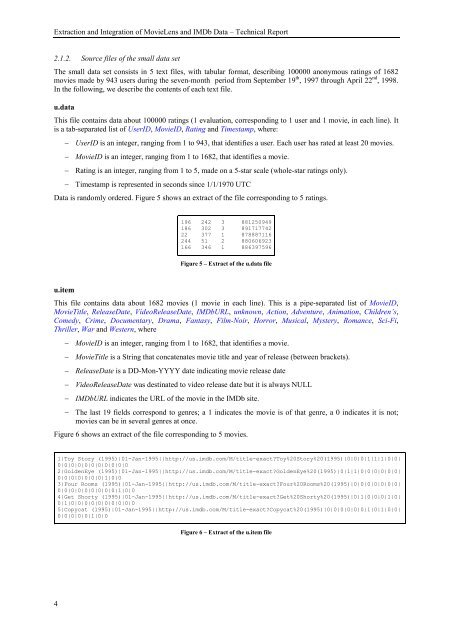 Extraction and Integration of MovieLens and IMDb Data - APMD