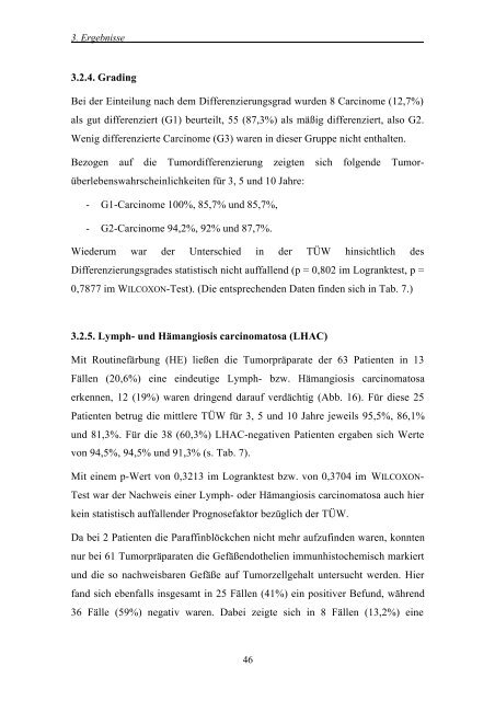 Langzeitergebnisse der transanalen endoskopischen Mikrochirurgie ...