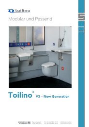 Prospekt Toilino V3 - New Generation - Systemtech Schneider AG