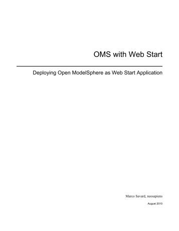 OMS with Web Start - Marco Savard