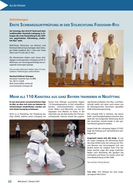 2. BKB KATA - MARATHON - Bayerischer Karate Bund (BKB ...