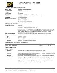 MATERIAL SAFETY DATA SHEET - US Pharmacopeial Convention