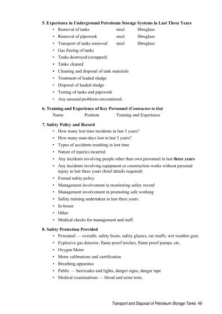 Underground Petroleum Storage Tanks and Related Wastes - Code ...