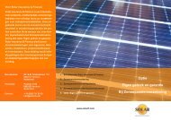 Solar Insurance & Finance - Optie Eigen gebrek en garantie