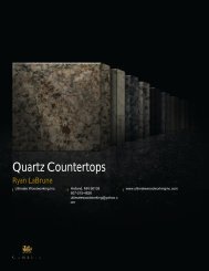 Quartz Countertops - Cambria