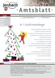 Amtsblatt Dezember 2007 - Jenbach