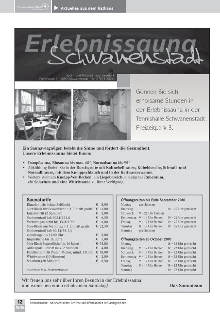 8. Internationaler Kinder- und ... - Schwanenstadt