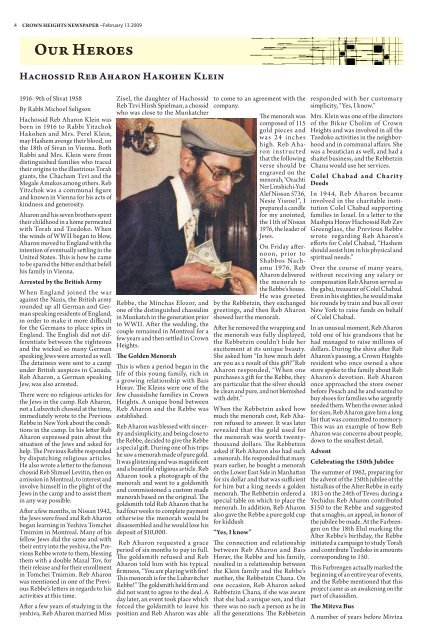 to download the newspaper in PDF - Crown Heights News